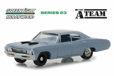 1967 Chevy Impala Sedan, The A-Team - Greenlight 44830D/48 - 1/64 Scale Diecast Model Toy Car