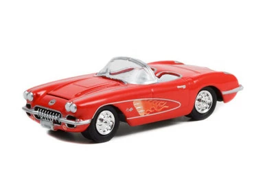 1960 Chevy Corvette C1, Riptide - Greenlight 44940B/48 - 1/64 Scale Diecast Model Toy Car