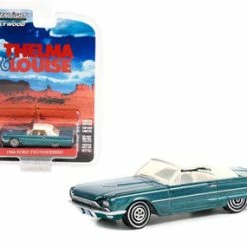 1966 Ford Thunderbird Top Up Convertible, Thelma & Louise, Greenlight 44945A 1/64 Scale Diecast Car
