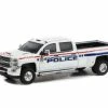 2018 Chevy  Silverado 3500 Dually, White - Greenlight 46090C/48 - 1/64 Scale Diecast Car