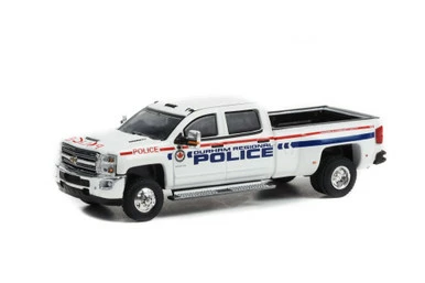 2018 Chevy Ā Silverado 3500 Dually, White - Greenlight 46090C/48 - 1/64 Scale Diecast Car