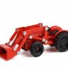 1948 Ford 8N Tractor With Front Loader, Red - Greenlight 48060A/48 - 1/64 Scale Diecast Car