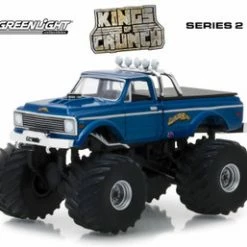 1970 Chevy K-10 Monster Truck, USA-1 - Greenlight 49020B/48 - 1/64 Scale Diecast Model Toy Car