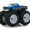 ModelToyCars Kings Of Crunch 1996 Ford F250 Monster Truck-Bigfoot #7, Blue - Greenlight 49050F, 1/64 Diecast Car