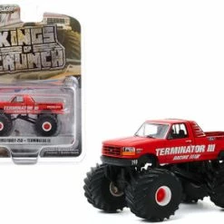ModelToyCars 1993 Ford F-250 Monster Truck, Terminator III - Greenlight 49070-E - 1/64 Scale Diecast Car