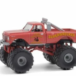 ModelToyCars Kings Of Crunch 1968 Chevy K-10 Monster Truck, Superwrecker - Greenlight 49080A - 1/64 Diecast Car