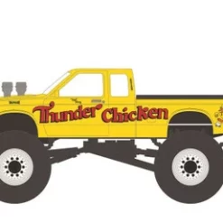 Greenlight 1989 Chevy S-10 Extended Cab Monster- Thunder Chicken 49090C/48 - 1/64 Scale Diecast Model Toy Car