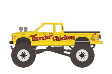 Greenlight 1989 Chevy S-10 Extended Cab Monster- Thunder Chicken 49090C/48 - 1/64 Scale Diecast Model Toy Car