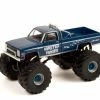 1987 Chevy Silverado Monster Truck, Wasted Wages - Greenlight 49100D 1/64 Scale Diecast Car