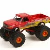 1993 Ford F-250 Monster Truck, Krimson Krusher II - Greenlight 49100F 1/64 Scale Diecast Car