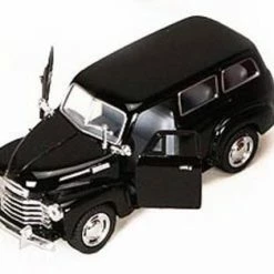 1950 Chevy Suburban, Black - Kinsmart 5006D - 1/36 Scale Diecast Car (Brand New, But NOT IN BOX)
