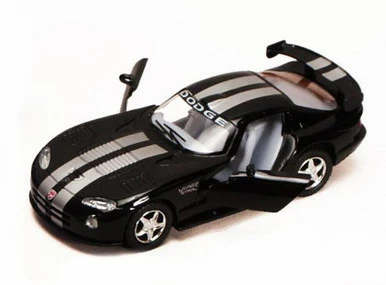 Dodge Viper GTS-R, Black - Kinsmart 5039D - 1/36 Scale Diecast Car (Brand New, But NOT IN BOX)