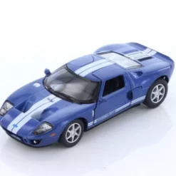Ford GT Hard Top, Blue - Kinsmart 5092D - 1/36 Scale Diecast Model Toy Car