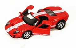 Ford GT, Red - Kinsmart 5092D - 1/36 Scale Diecast Model Toy Car (Brand New, But NOT IN BOX)