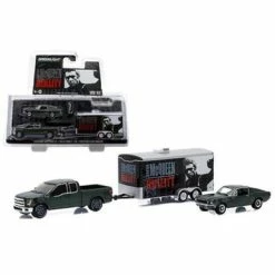 2015 And 1968 Ford F-150 And Mustang GT, Steve McQueen - Greenlight 51007 - 1/64 Scale Diecast Car