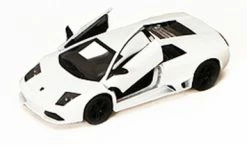 Lamborghini Murcielago LP640, White - Kinsmart 5317D - 1/36 Scale Diecast Model Toy Car