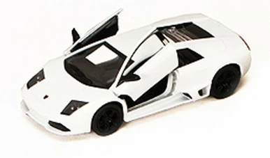 Lamborghini Murcielago LP640, White - Kinsmart 5317D - 1/36 Scale Diecast Model Toy Car