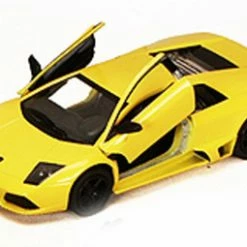 Lamborghini Murcielago LP640, Yellow - Kinsmart 5317D - 1/36 Scale Diecast Model Toy Car
