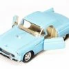 1955 Ford Thunderbird, Blue - Kinsmart 5319D - 1/36 Scale Diecast Car (Brand New, But NOT IN BOX)