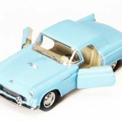 1955 Ford Thunderbird, Blue - Kinsmart 5319D - 1/36 Scale Diecast Car (Brand New, But NOT IN BOX)