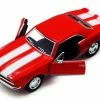 Kinsmart 1967 Chevy Camaro Z/28, Red - 5341D - 1/37 Scale Diecast Model Toy Car (Brand New, But NOT IN BOX)
