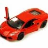 Lamborghini Aventador LP700-4, Orange - Kinsmart 5355D - 1/38 Scale Diecast Model Toy Car