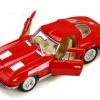 1963 Chevy Corvette Stingray, Red - Kinsmart 5358D - 1/36 Diecast Car (Brand New, But NOT IN BOX)