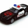 2013 Dodge SRT Viper GTS Police, Black - Kinsmart 5363DP- 1/36 Scale Diecast Model Toy Car