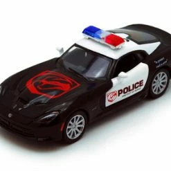 2013 Dodge SRT Viper GTS Police, Black - Kinsmart 5363DP- 1/36 Scale Diecast Model Toy Car