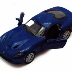 2013 Dodge SRT Viper GTS, Blue - Kinsmart 5363D - 1/36 Scale Diecast Car (New, But NO BOX))