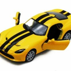 2013 Dodge SRT Viper GTS, Yellow - Kinsmart 5363DF- 1/36 Diecast Car (Brand New, But NOT IN BOX)