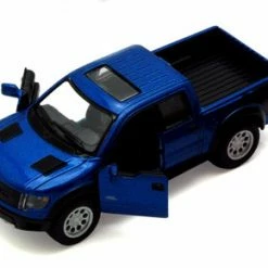 2013 Ford F-150 SVT Raptor SuperCrew Pickup Truck, Blue - Kinsmart 5365D - 1/46 Scale Diecast Model Toy Car (Brand New, But NOT IN BOX)