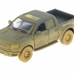 2013 Ford F-150 SVT Raptor SuperCrew Pick-up W/ Sunroof, Black - Kinsmart 5365DY - 1/46 Diecast Car
