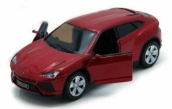 Lamborghini Urus, Red - Kinsmart 5368D - 1/38 Scale Diecast Car (Brand New, But NOT IN BOX)