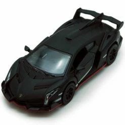 Lamborghini Veneno, Black - Kinsmart 5370D - 1/36 Scale Diecast Model Toy Car