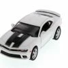 2014 Chevrolet Camaro, White - Kinsmart 5383DF - 1/38 Scale Diecast Car (Brand New, But NOT IN BOX)