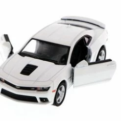 2014 Chevrolet Camaro, White - Kinsmart 5383D - 1/38 Scale Diecast Model Toy Car (Brand New, But NOT IN BOX)