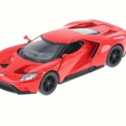 2017 Ford GT, Red - Kinsmart 5391D - 1/38 Scale Diecast Model Toy Car (Brand New, But NOT IN BOX)