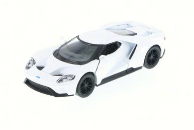 2017 Ford GT, White - Kinsmart 5391D - 1/38 Scale Diecast Model Toy Car (Brand New, But NOT IN BOX)