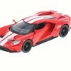 2017 Ford GT, Red - Kinsmart 5391DF - 1/38 Scale Diecast Model Toy Car (Brand New, But NOT IN BOX)