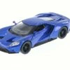2017 Ford GT, Blue - Kinsmart 5391D - 1/38 Scale Diecast Model Toy Car (Brand New, But NOT IN BOX)
