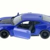2017 Chevrolet Camaro ZL1, Blue - Kinsmart 5399D - 1/38 Scale Diecast Model Toy Car
