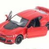 2017 Chevrolet Camaro ZL1, Red - Kinsmart 5399D - 1/38 Scale Diecast Model Toy Car