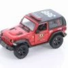 Kinsmart 2018 Jeep Wrangler Rubicon Firefighter Hard Top, Red - 5412DPR - 1/34 Scale Diecast Model Toy Car