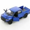 2019 Dodge Ram Pick Up Truck, Blue - Kinsmart 5413D - 1/46 Scale Diecast Model Toy Car