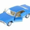 1967 Chevy Impala Hard Top, Blue - Kinsmart 5418D - 1/43 Scale Diecast Model Toy Car