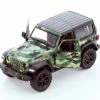 2018 Jeep Wrangler Rubicon, Camo Green Kinsmart 5420DAB 1/34 Scale Diecast Model Car