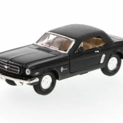 Showcasts 1965 Ford Mustang Soft Top, Black - Superior 5719 - 1/34 Scale Diecast Model Car