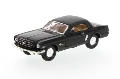 Showcasts 1965 Ford Mustang Soft Top, Black - Superior 5719 - 1/34 Scale Diecast Model Car