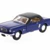 Showcasts 1965 Ford Mustang Soft Top, Blue - Superior 5719 - 1/34 Scale Diecast Model Car